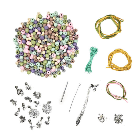 Wooden Bead Kits - Garden