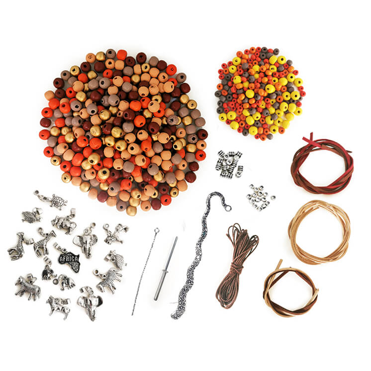 Wooden Bead Kits - Africa