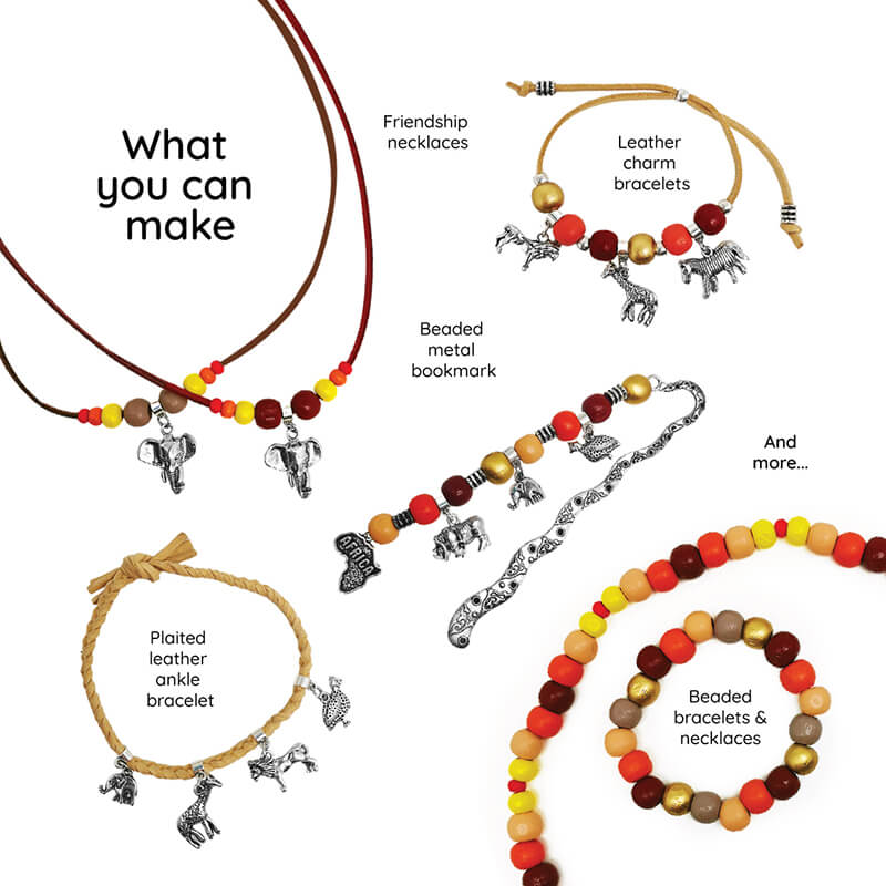 Wooden Bead Kits - Africa