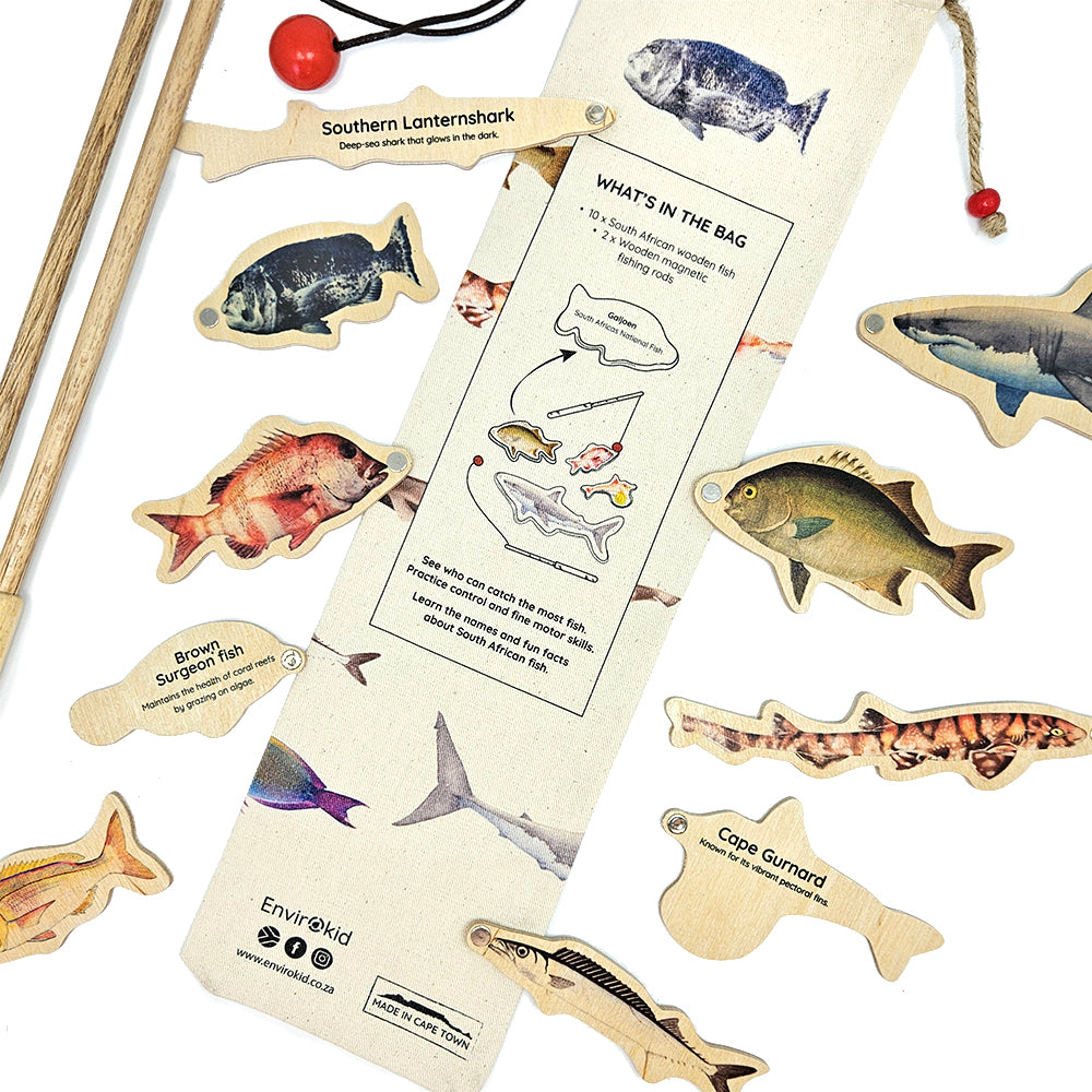 Wooden Fishing Game