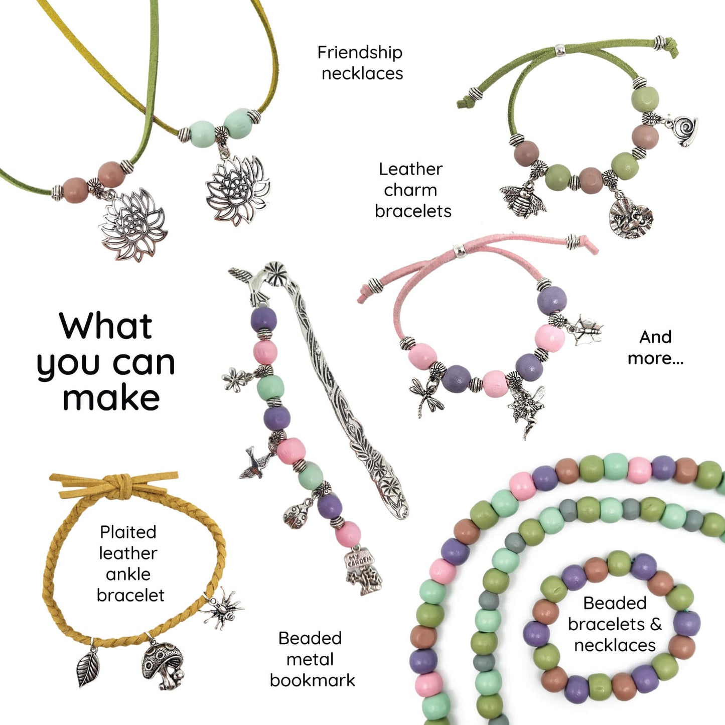 Wooden Bead Kits - Garden